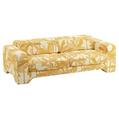 Popus Editions Giovanna 2,5 Seater-Sofa aus rostfarbenem Miami-Jacquard-Stoff