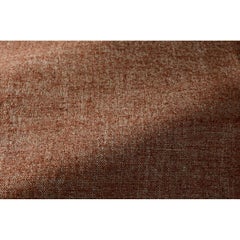 Canapé Giovanna 2,5 Seater en tissu de lin londonien terre cuite Popus Editions
