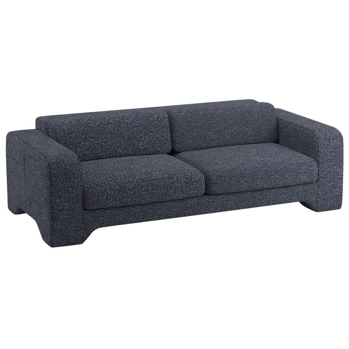 Popus Editions Giovanna 2.5 Seater Sofa in Thunderstorm Zanzi Linen Fabric
