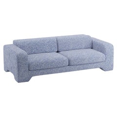Canapé Giovanna 3 Seater en tissu de lin Zanzi Ocean Popus Editions