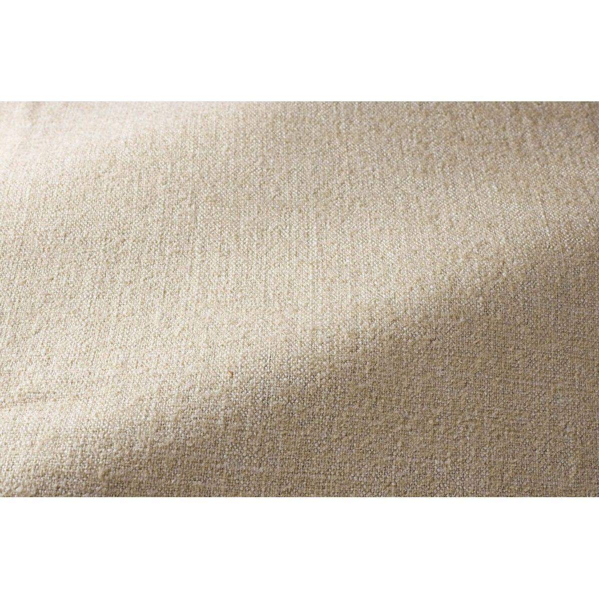 Popus Editions Giovanna 4 Seater Sofa in Macadamia London Linen Fabric

Giovanna is a sofa with a strong profile. A sober, plush line, with this famous detail that changes everything, so as not to forget its strength of character and this charming