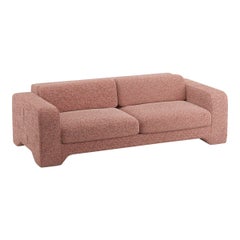Canapé Giovanna 4 Seater en tissu de lin Sangria London Popus Editions