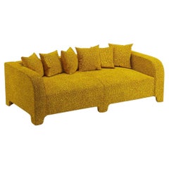 Popus Editions Graziella 2 Seater Sofa in Amber Athena Loop Yarn Upholstery