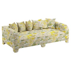 Popus Editions Graziella 2 Seater Sofa in Citrine Marrakech Jacquard Fabric