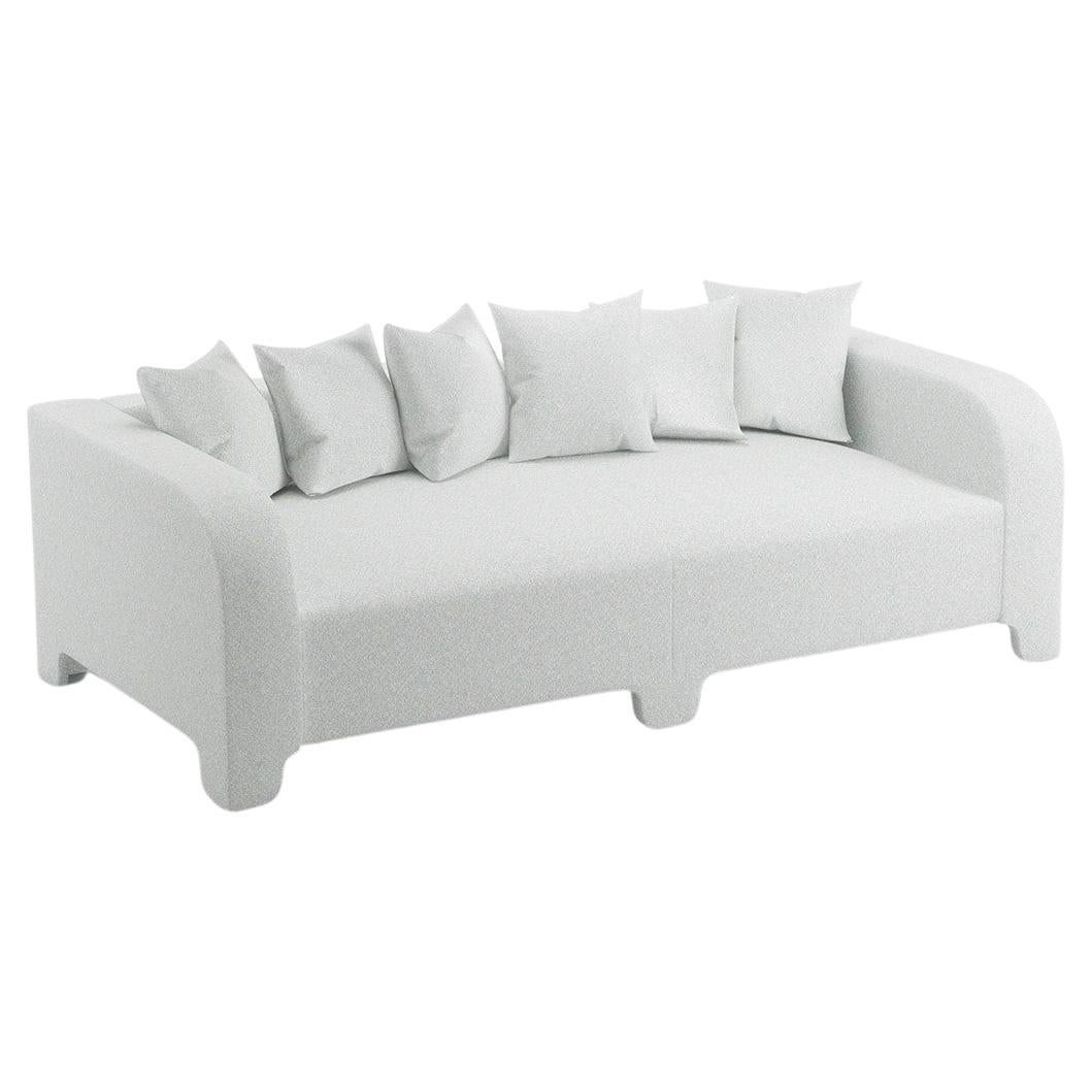 Popus Editions Graziella 2-Seater Sofa in Cloud Zanzi Linen Fabric For Sale