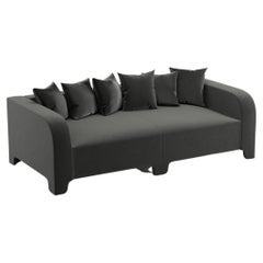 Popus Editions Graziella 2 Seater Sofa in Gray 2 Como Velvet Upholstery