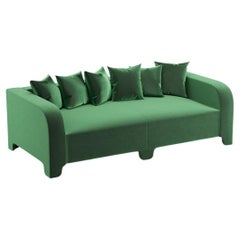 Popus Editions Graziella 2 Seater Sofa in Green 772256 Como Velvet Upholstery