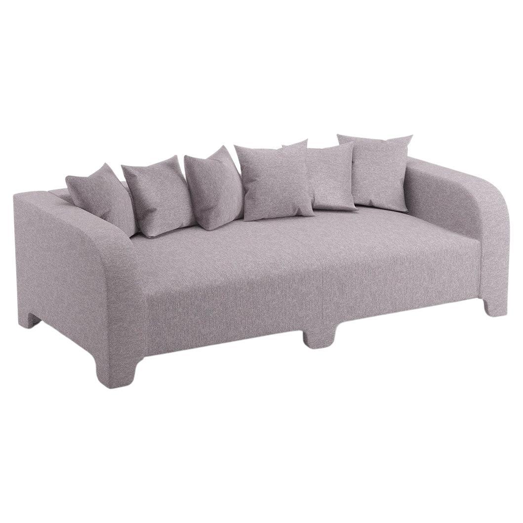 Popus Editions Graziella 2 Seater Sofa in Mouse Megeve Fabric Knit Effect