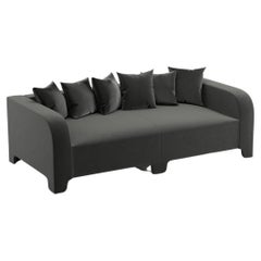 Canapé Graziella 3 Seater de Popus Editions en velours gris 2 Como