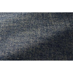 Popus Editions Graziella 3 Seater Sofa in Marine London Linen Fabric