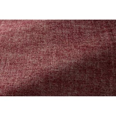 Popus Editions Graziella 3 Seater Sofa in Sangria London Linen Fabric