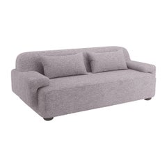 Popus Editions Lena 3 Seater-Sofa aus Maus Megeve-Stoff mit Strickeffekt
