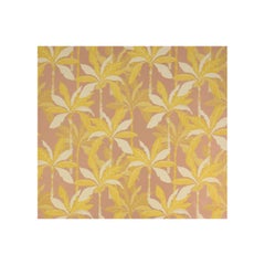 Popus Editions Sofá Lena 3 plazas tapizado en Jacquard Miami Rosa