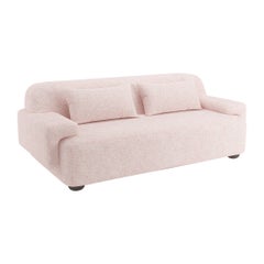 Lena 3 Seater-Sofa aus pulverbeschichtetem Zanzi-Leinen- und Wollmischung