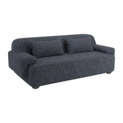 Popus Editions Lena 3 Seater Sofa in Thunderstorm Zanzi Linen & Wool Blend