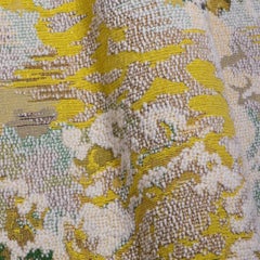 Popus Editions Lena 4 Seater Sofa in Citrine Marrakech Jacquard Upholstery