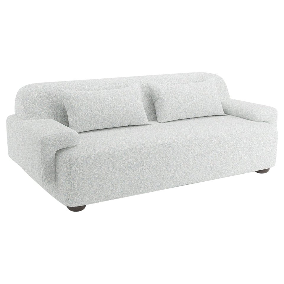 Popus Editions Lena 4-Sitzer Sofa in Cloud Zanzi Leinen & Wollmischung Stoff