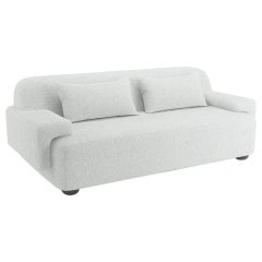 Popus Editions Lena 4-Sitzer Sofa in Cloud Zanzi Leinen & Wollmischung Stoff