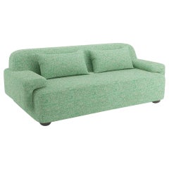 Popus Editions Canapé 4 places Lena en tissu lin Emerald London