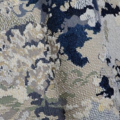Popus Editions Lena 4 Seater Sofa in Indigo Marrakech Jacquard Upholstery