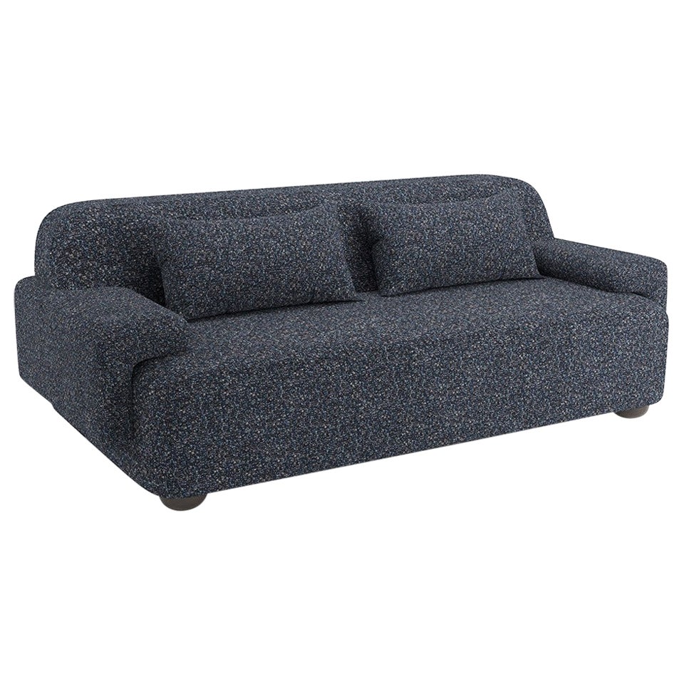 Popus Editions Lena 4 Seater Sofa in Thunderstorm Zanzi Linen & Wool Blend