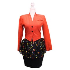 Ensemble 2 pièces Popy Moreni des années 80, taille FR 36