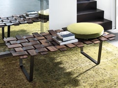 Porada Belt Bench, Walnut Canaletta – Design M. Marconato & T. Zappa 176 cm 69.3