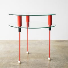 Porada Birillo table d'appoint postmoderne style années 80