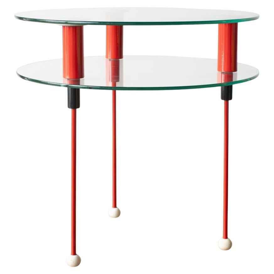 Porada Birillo table d'appoint postmoderne style années 80