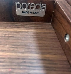 Porada Escritorio Contemporáneo de Nogal, Made in Italy