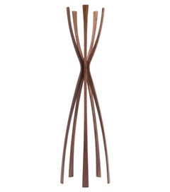 Porada Flamingo Floor Coat Rack, Walnut Canaletta – Design G. Carollo
