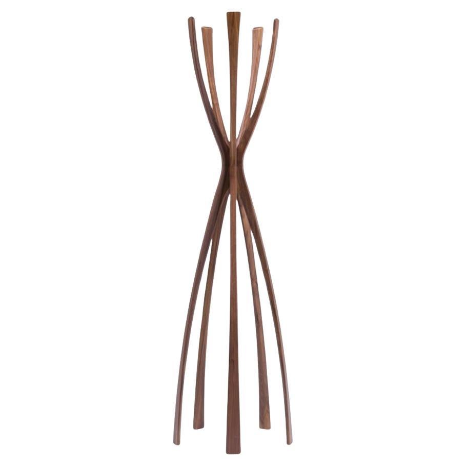Porte-manteaux Porada Flamingo Floor, Walnut Canaletta - Design G. Carollo