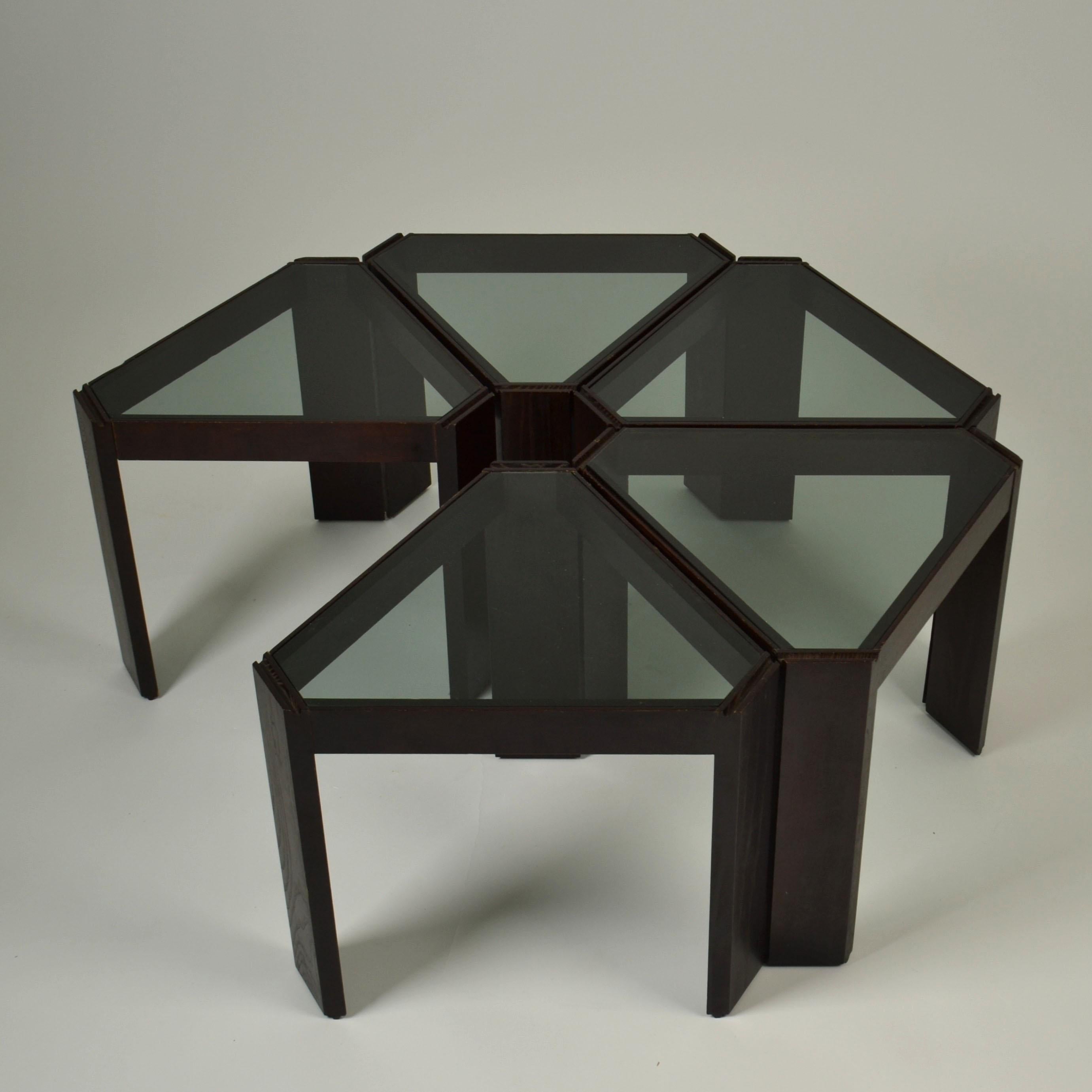 Porada Moretti Mesas modulares 'Tony' Años 70 Italiano en venta