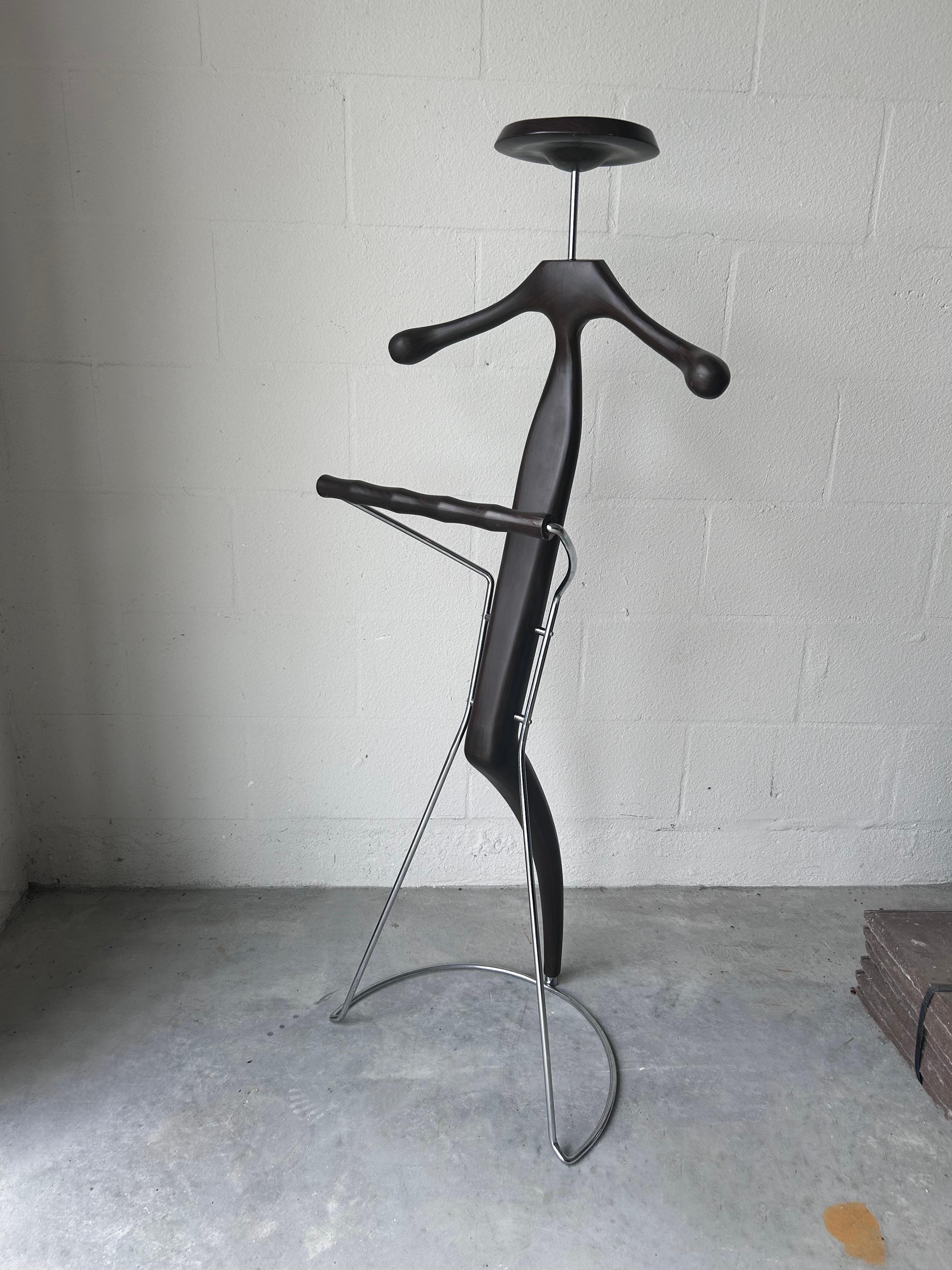 Italian Porada Wooden Coat Rack, Post Modern For Sale