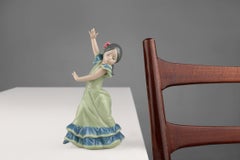 Porcelain 1950s figurine “Lolita” dancing signed lladro, Spain