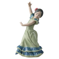 Porcelain 1950s figurine “Lolita” dancing signed lladro, Spain