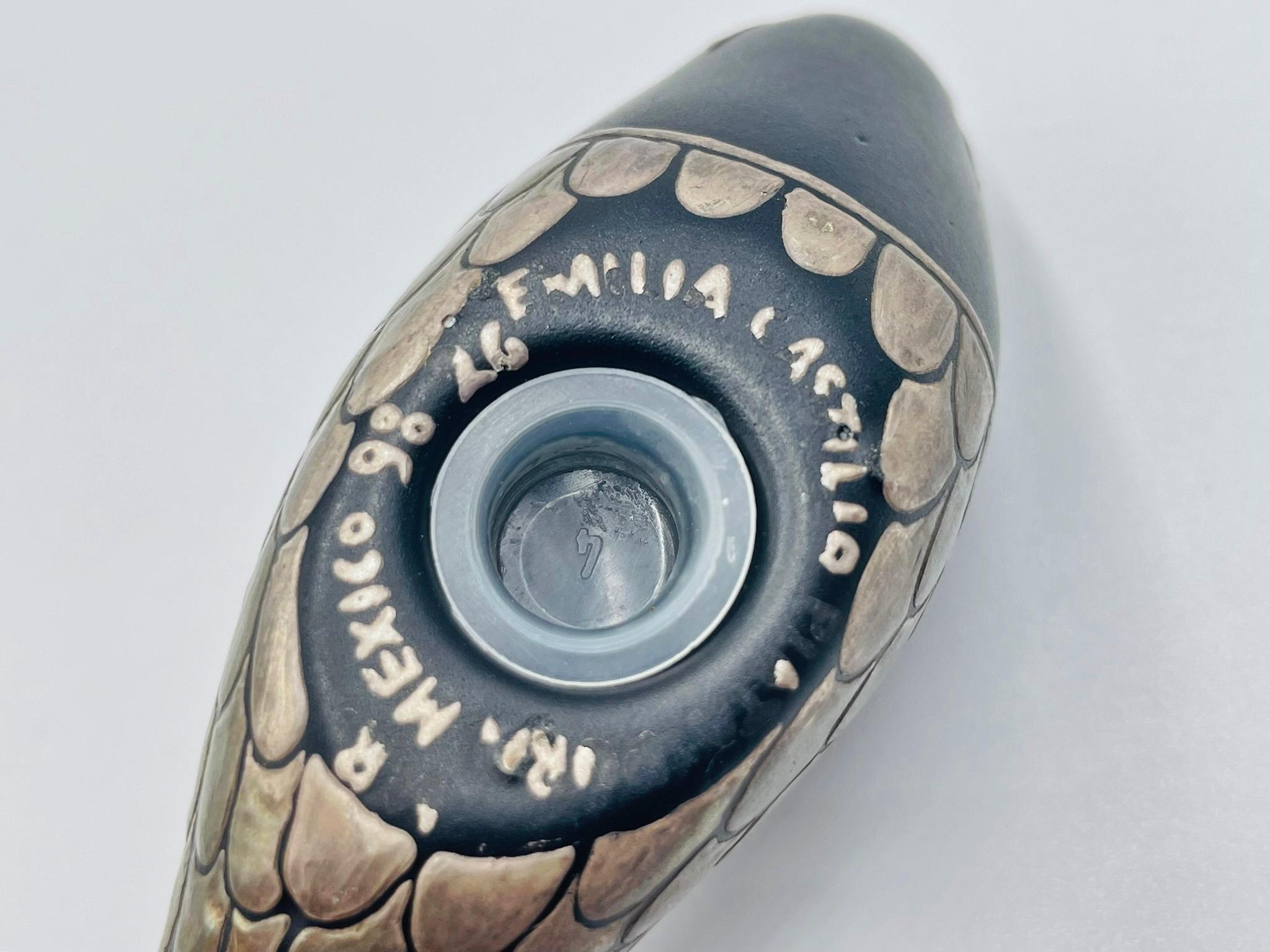 Shakers in porcellana e argento puro di Emilia Castillo, Messico, 1998 in vendita 5