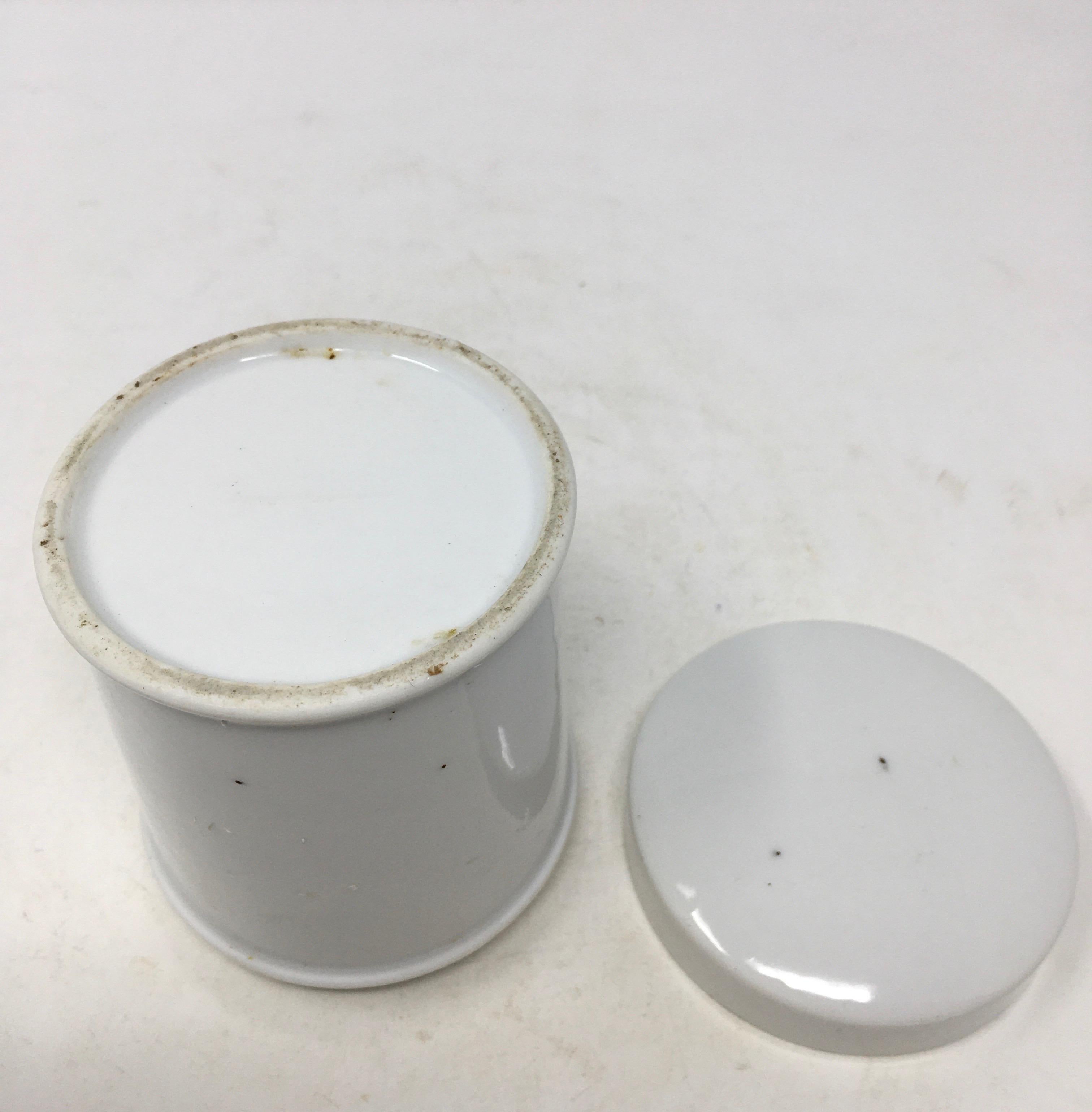 Porcelain Apothecary Jar For Sale 4