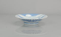Porcelain Art Japanese Nabeshima Footed Bowl Meiji Taisho Period, 19/20th Cen