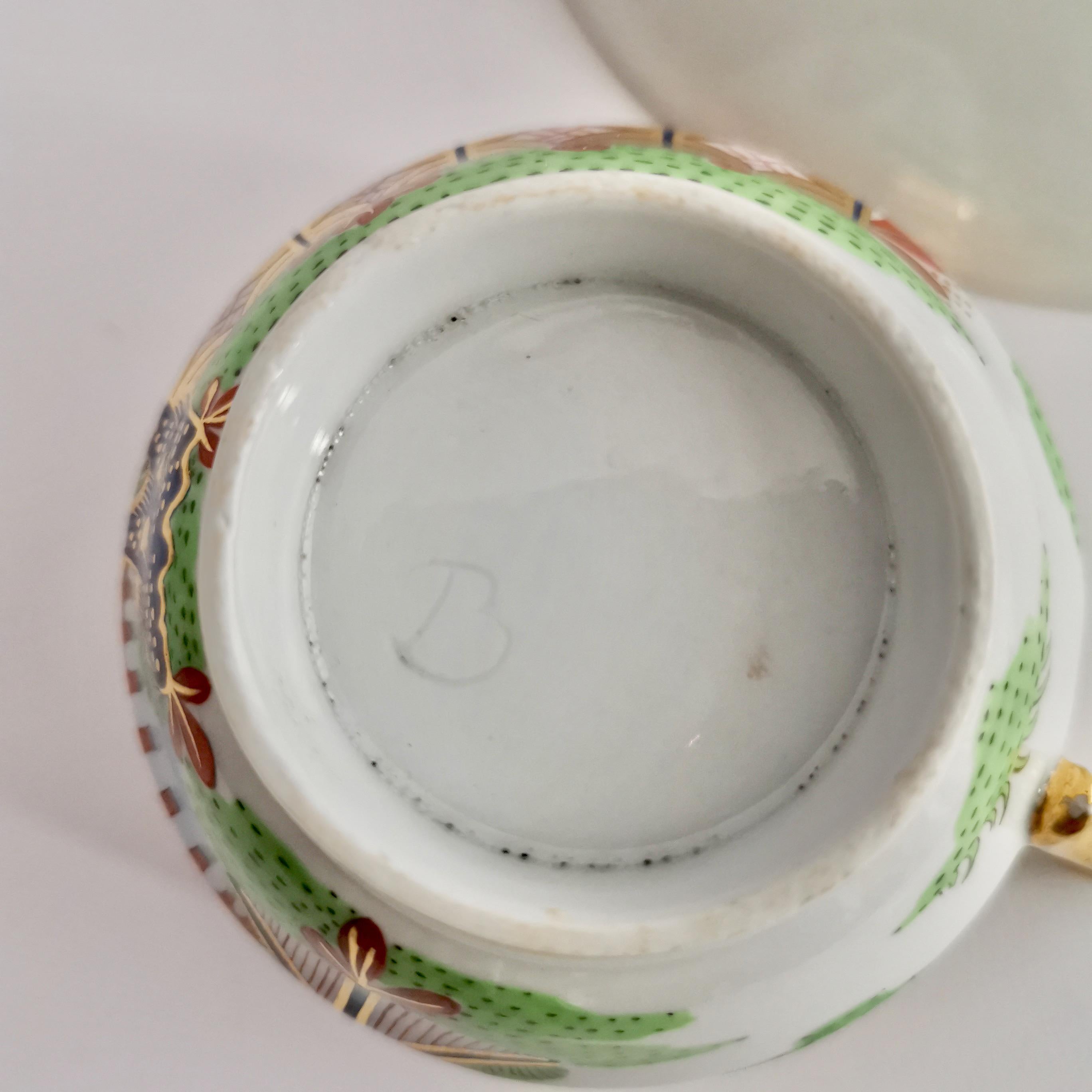 Porcelain Barr Flight & Barr Teacup, Rich Imari Pattern, Regency, circa 1811 9