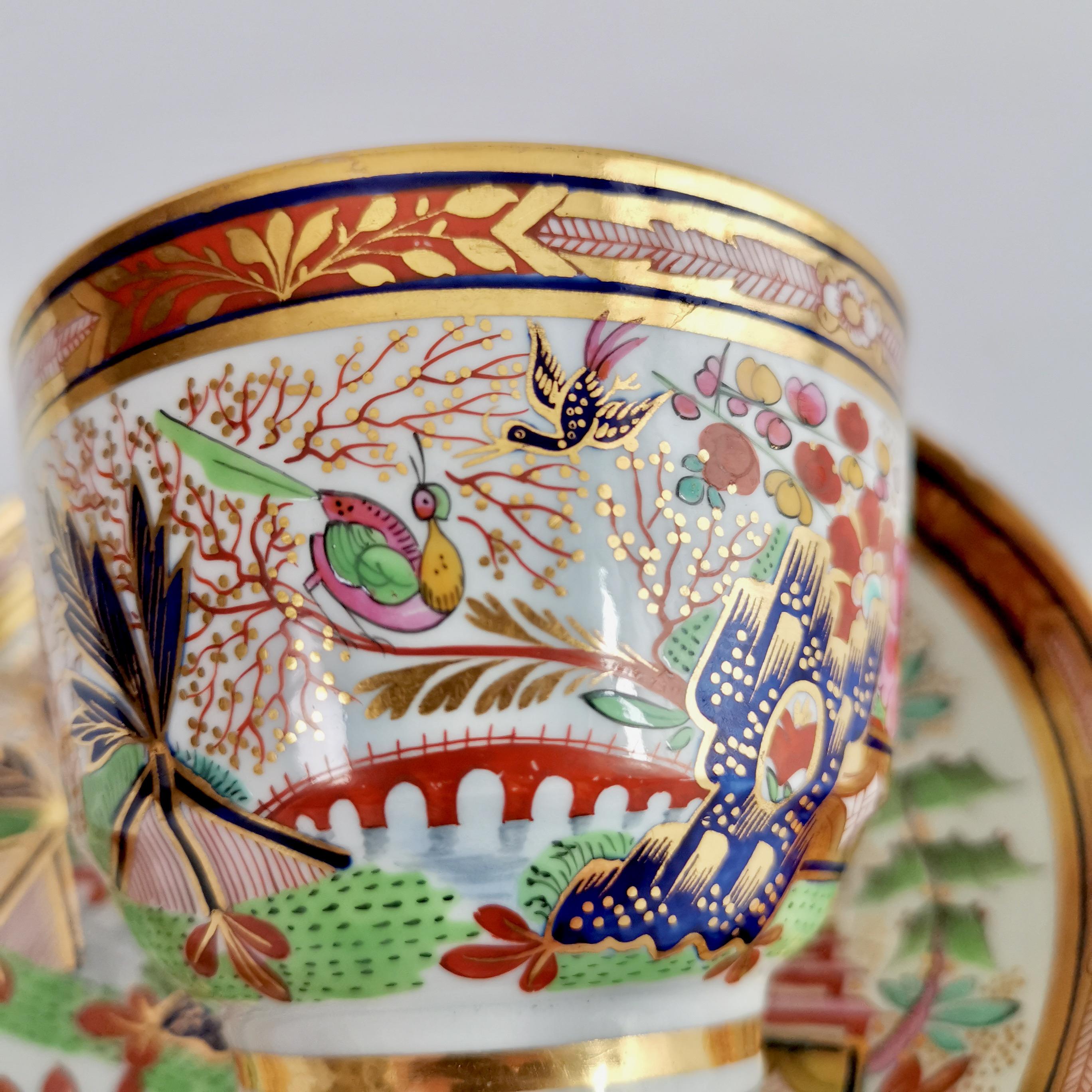 Porcelain Barr Flight & Barr Teacup, Rich Imari Pattern, Regency, circa 1811 3