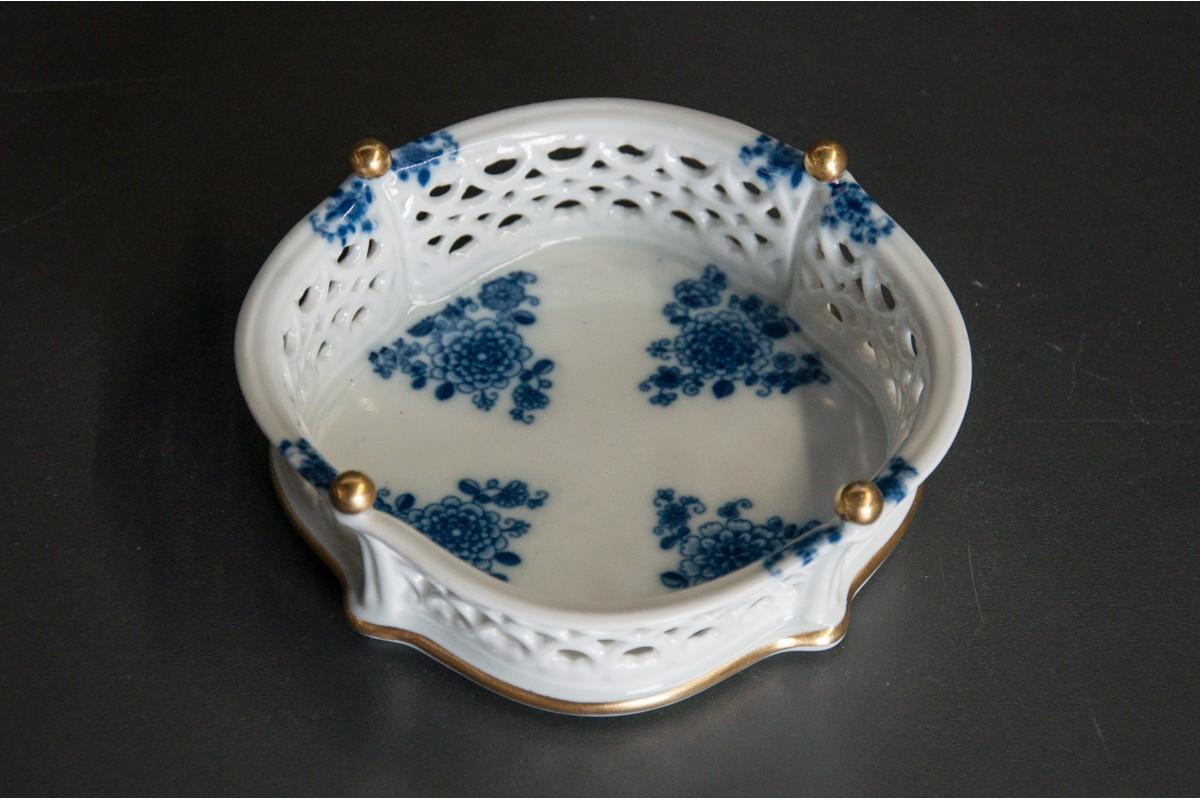 Porcelain Basket from Wallendorf, Germany In Good Condition In Chorzów, PL