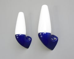 Porcelain Bathroom Lights by Sigvard Bernadotte for Ifo circa 1950s