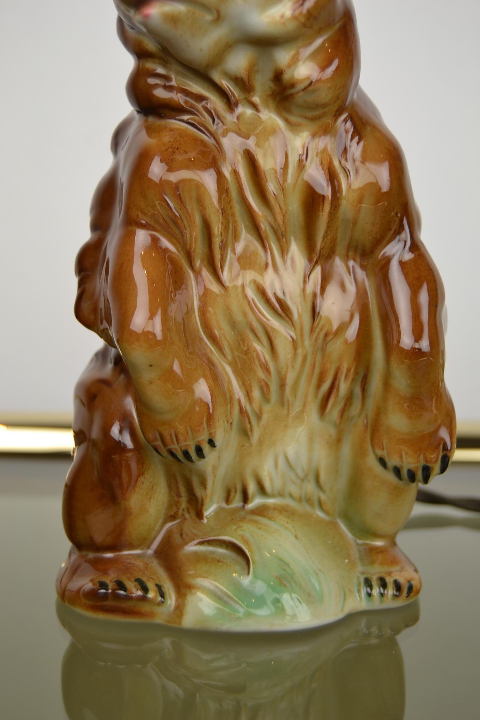 porcelain bear lighting