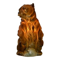 Porcelain Bear Perfume Lamp, Germany, 1940s