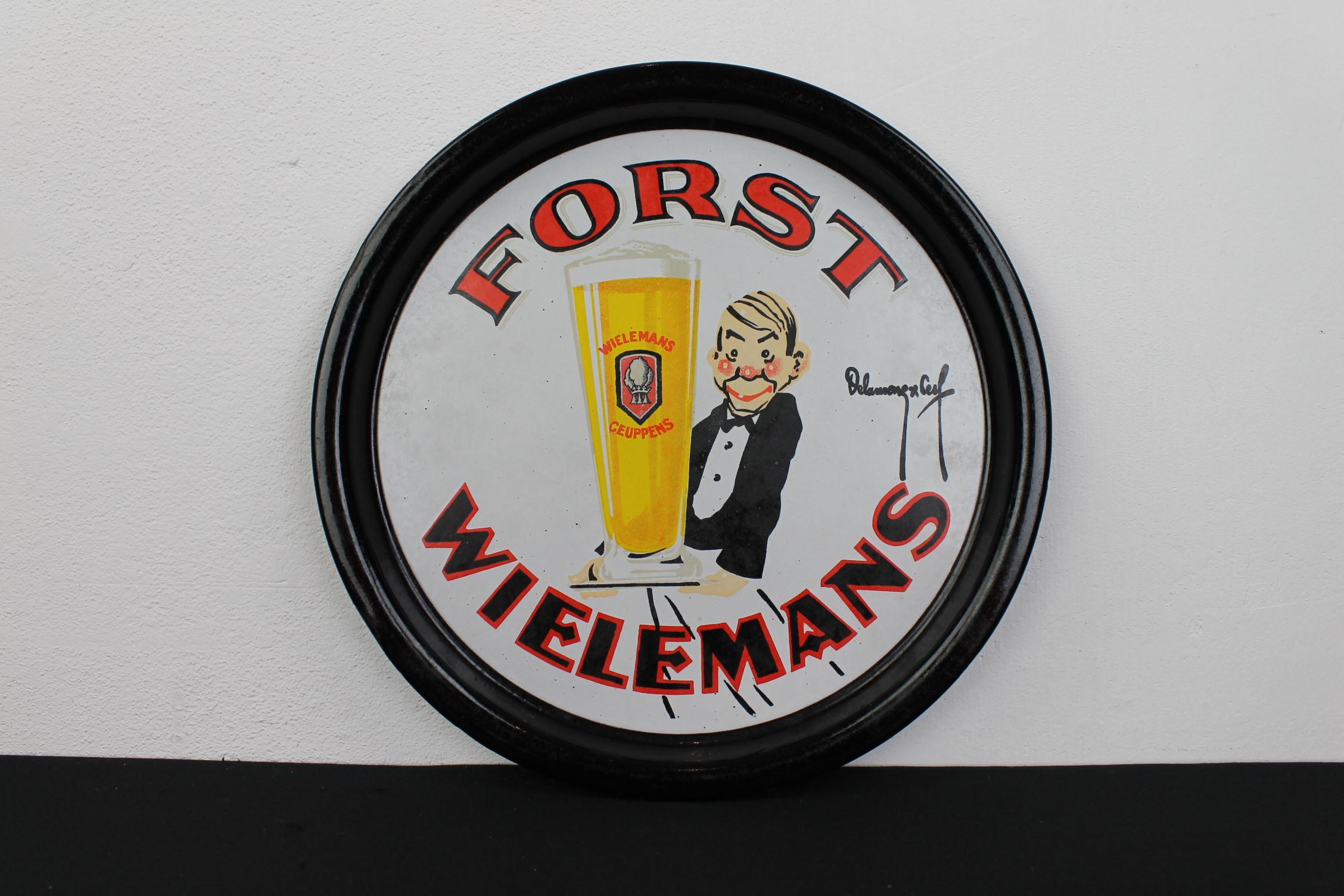 Porcelain Beer Tray for Belgian Beer, Brewery Wielemans, Ceuppens, Brussels 9