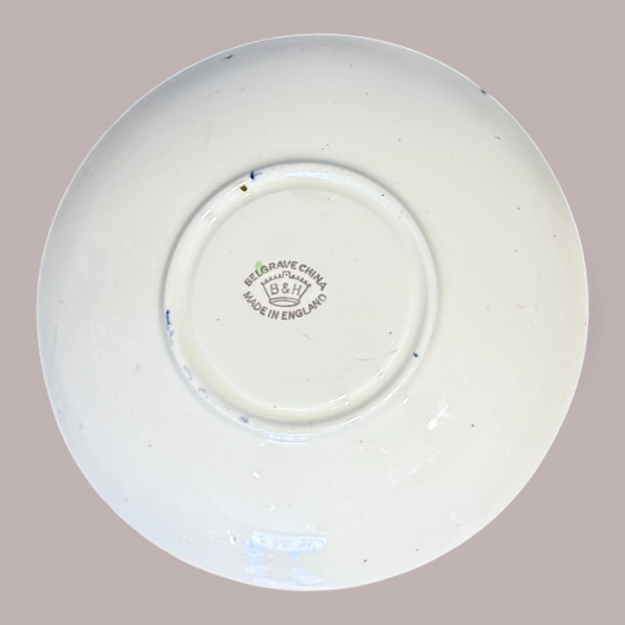 Porcelain Best Bone China G&H.L. Tea Coffee Cups and Plates For Sale 2