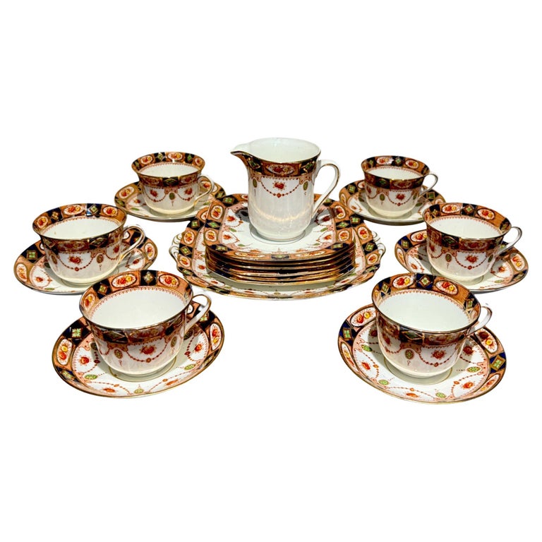 Porcelain Best Bone China G&H.L. Tea Coffee Cups and Plates For Sale at  1stDibs