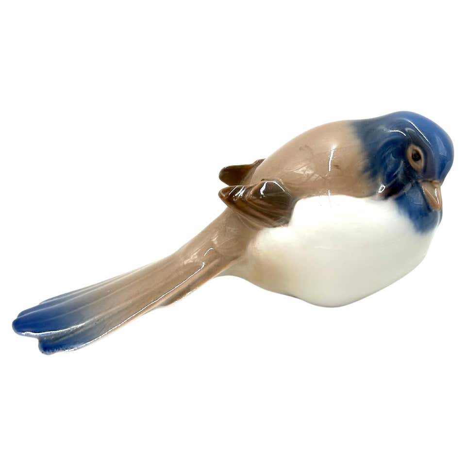 Porcelain Bird Figurine, Bing and Grondahl, Denmark, Mid-20th Century ...