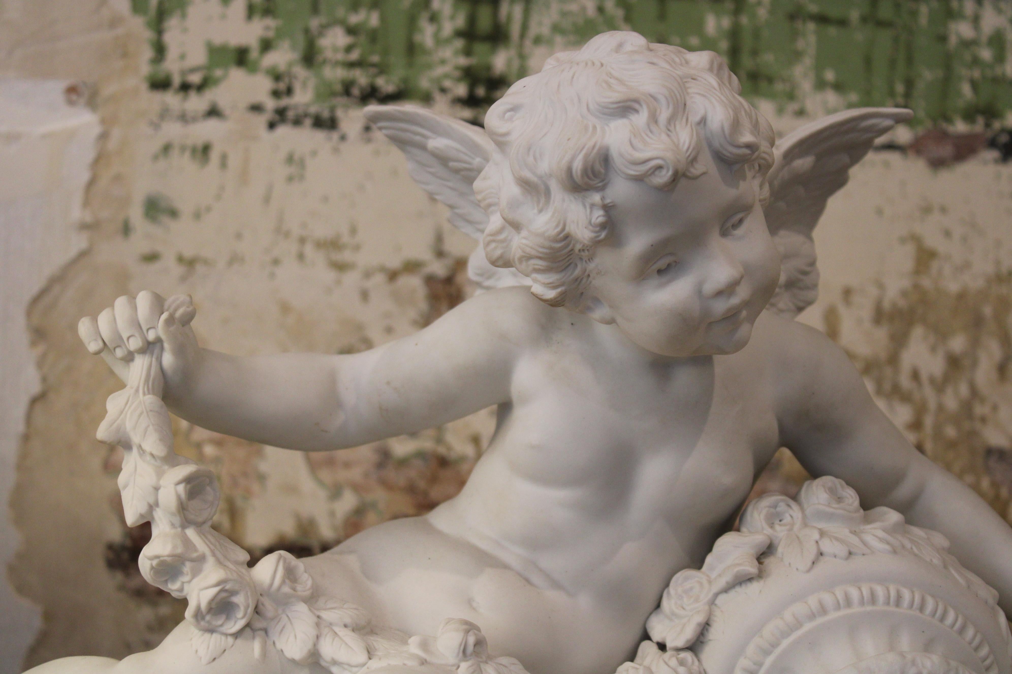 Porcelain Biscuit by Hippolyte Moreau, 19th century In Excellent Condition For Sale In Paris, FR